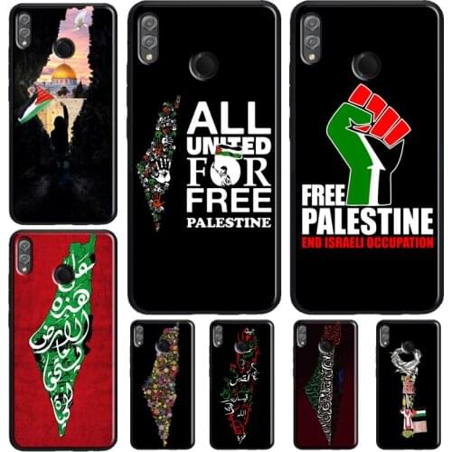 Free Palestine Map Arabic Case For Huawei Honor 8X 9X 7X 10i 9 10 20 Lite 7A Pro 7C 8A 8C V20 Y6 Y9 Y7 2019 Nova 5T