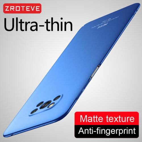 Poco X3 NFC Case ZROTEVE Frosted Cover For Xiaomi Pocophone X3 M3 F3 F2 Pro Case Xiomi PC Cover For Xiaomi Poco F3 F2 Pro Cases