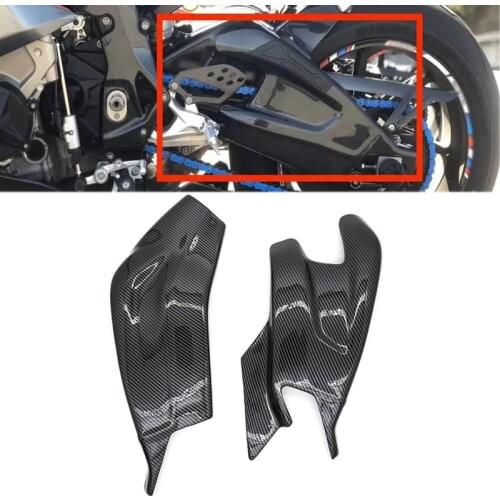 For BMW S1000RR 2009 - 2018 HP4 2012 2013 2014 S1000R 2015-2019 Swing Arm Swingarm Cover Protector Carbon Fiber ABS Plastic