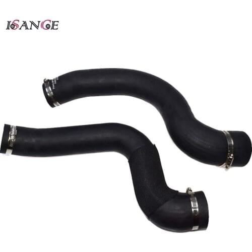 ISANCE Upper Intercooler Pipe Hose Left + Right For Land Rover Range Rover Sport 2006-2013 & Range Rover 2006-2012 3.6 TDV8