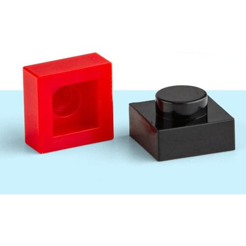 DIY Building Blocks Thin Bricks 300pcs 1x1Dots EPixel Drawing Block Size Compatible With Other Brand Assemble Toys for Children