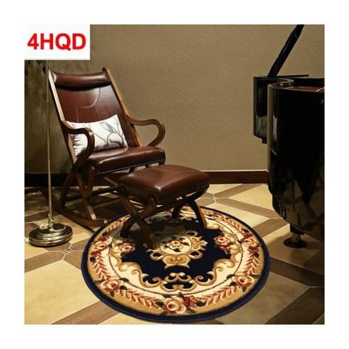 European Round Carpet Computer Chair Swivel Floor Mat Modern Minimalist Bedroom Coffee Table Carpet American