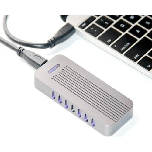 M key NVME PCI Express M.2 SSD HDD Enclosure USB3.1 to PCI-e 3.0 4x NGFF 2280 Mobile Box for Samsung 960 EVO PM961 PM951