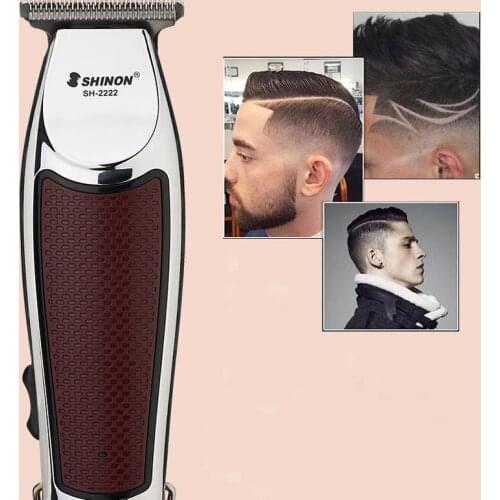 Cord electric hair trimmer hair clipper haircut machine beard trimmer hair cutter oil head clipper white engraving hair carving