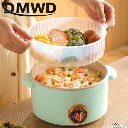 Multifunction Electric Cooking Pot Electric cooker Mini Cooking Machine Non-stick Inner Egg Steamer Soup Heater Pot Frying Pan