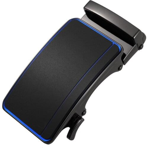 New Mens Business Alloy Automatic Buckle Unique Men Plaque Belt Buckles for 3.5cm Ratchet Men Apparel Accessories LY136-23765