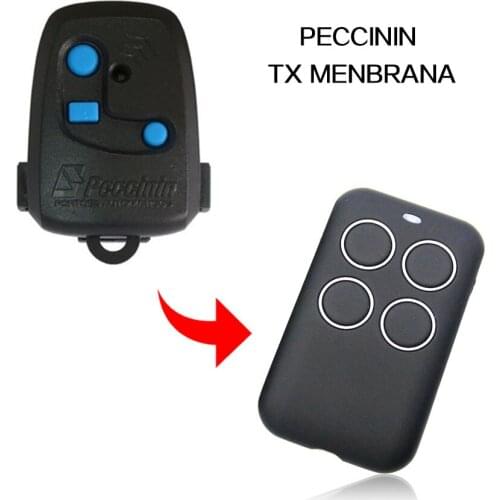 PECCININ TX MENBRANA remote control gate remote control PECCININ TX MENBRANA garage door remote control 433.92MHz
