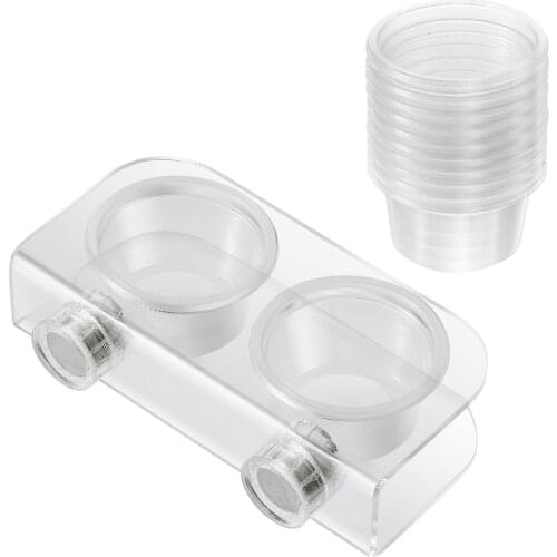 Reptile Water Feeder Reptile Feeding Dish Water Food Cups Gecko Feeder Cups With 10 Bowls Tortoise Scorpion Lizard Pets Supplies