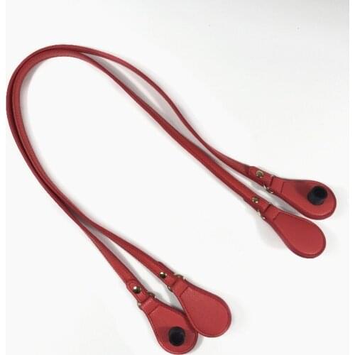Suit for obag brown color red bag handles