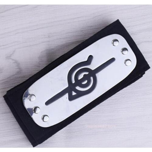 Narutos Kakashi Konoha Headband Cosplay Costumes Accessories Itachi Akatsuki Armband Toys Props Anime Party Halloween Gift
