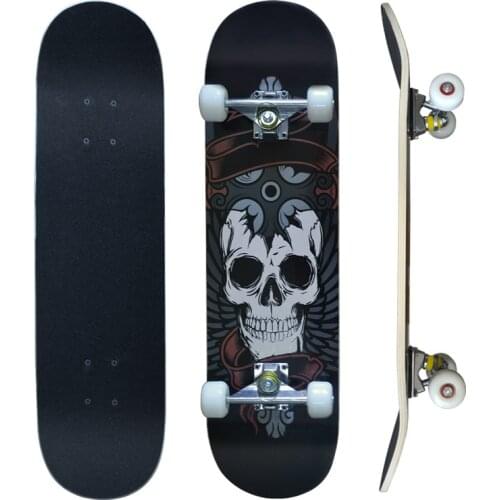 Double Rocker Maple Wood Deck Skateboard Four wheels 79cm/31in skate boards