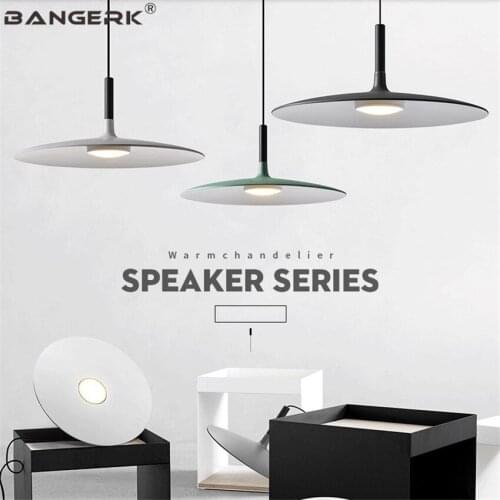 BANGERK Industrial Loft Style Modern LED Pendant Light Fixtures Colour Resin Hanging Lamp Home Decor Indoor Lighting Hanglamp