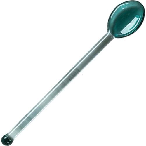 Heat Resistant Glass Spoon Heat Resistant Whisk Web Celebrity Coffee Dessert Spoon Practical and durable small spoon Drink soup