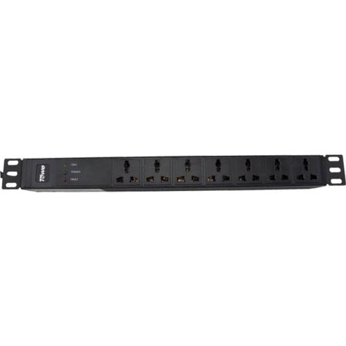 TOWE EN10/W701S 10A 7 WAYS universal socket brasil usable WITH SPD PDUs