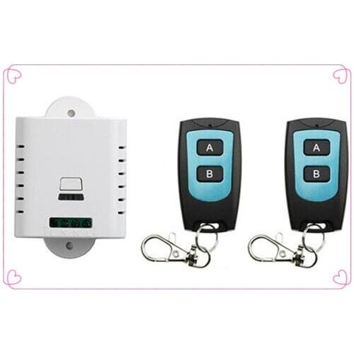 85V 110V 120V 220V 250V 1CH Radio Controller RF Wireless Relay Remote Control Switch 315 MHZ 433 MHZ 2Transmitter+1 Receiver