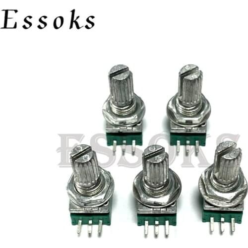 5PCS RK097N Single Potentiometer B 1K 5K 10K 20K 50K 100K 250K B1K B5K B10K B20K B50K B100K B250K 3PIN Audio/Amplifier