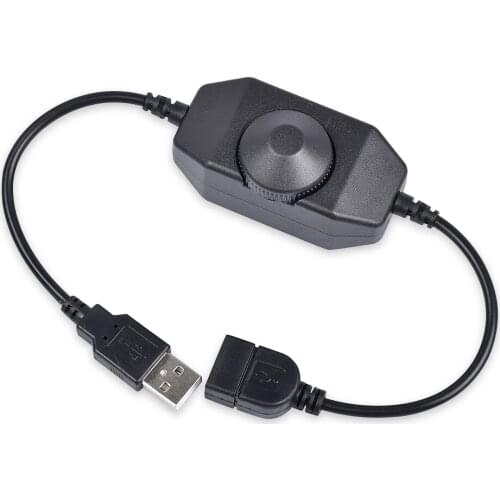 DC5V Dimmable USB Knob LED Dimmer 1 Channel For Strip Light