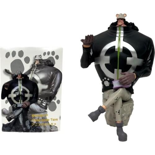 One Piece Figure Bartholemew Kuma Anime Model Japanese Animation Ornaments Childrens Toys Gift Doll New World Comics 18cm Doll