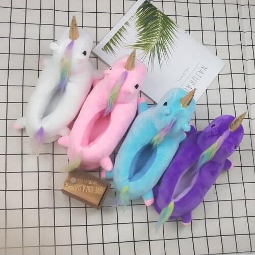 Hot Sale Unicorn Kigurumi Onesie Pajamas Shoes Children Unicorn Slippers Baby Slippers Kids Shoes for Girls Kids Panda Slippers