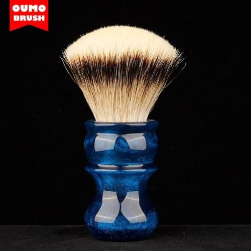 OUMO BRUSH - Deep sea Venus badger shaving brush with Manchuria/ACE/SILK/HOOK/WT