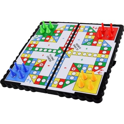 Box Board Game Set Travel Home Game Flying Chess Portable Game Set