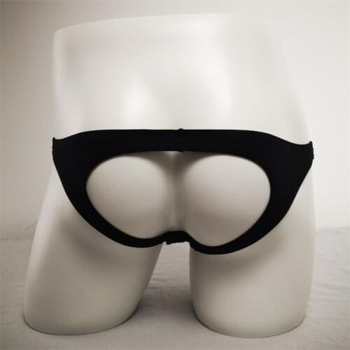 Men Sexy Cotton Show Ass Brief Male Hot High-Quality Hollow Out Underwears Open-Back Breathable Wear For Man