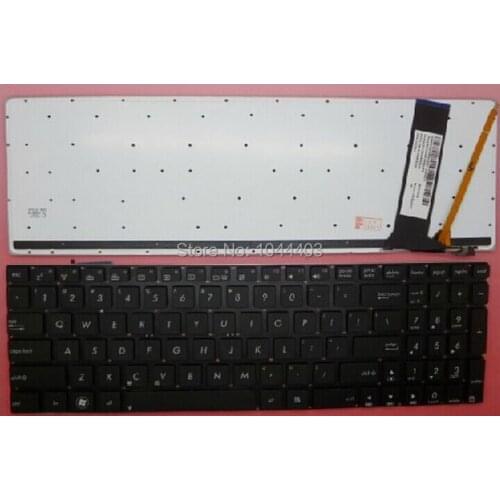 New US Laptop Keyboard for ASUS N56 N56DP N56V N56VJ N56VM N56VZ N76 N76VZ N76VM N76Y With Backlit 0KNB0-6620US00 9Z.N8BBQ.G01