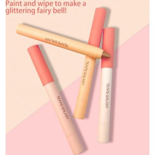 Pearlescent Silkworm Pen Lasting waterproof Not Blooming Shiny Eyeshadow Pen 3 color Natural Women Sexy Eye Makeup Cosmetic