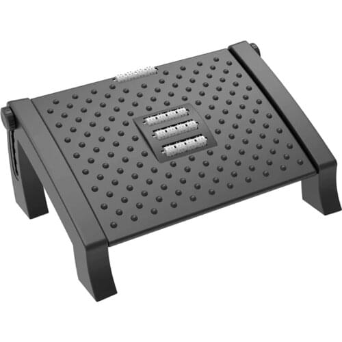 203F Adjustable Foot Rest for Under Desk at Work Office Chair Foot Rest with Massage Surface Pressure Relief Office Home