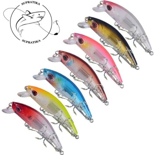 3D Eyes Fishing Sinking Minnow Lure 7CM/11G Artificial Hard Baits Multi Swimming Bass Wobbler Plastic Fishing Bait