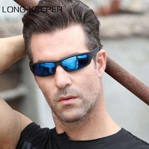 Hot Sale Mens Polarized Sun Glasses Men Night Vision Sunglasses UV400 Black Frame Sports Eyewear Unisex Driving Glasses