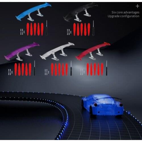 X7AE Replacement Style Rear Lid Car Modified Mini Tail Wing Spoiler Auto Decoration Free Perforated Bracket Accessories