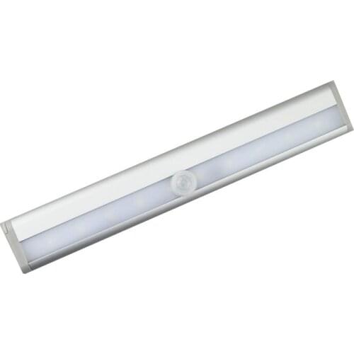 Motion Sensor Closet Light 10 LED PIR Motion Sensor Under Cabinet Light Battery Operated LED Night Light