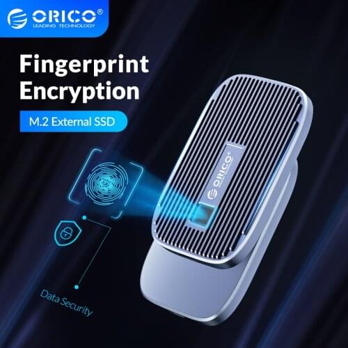 ORICO External SSD Fingerprint Encryption 256GB 512GB 1TB Portable SSD USB 3.1 Type C External Solid State Drive