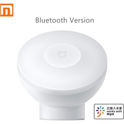 XIAOMI Mijia Night Light 2 Bluetooth Version Adjustable Brightness Infrared Smart Human Body & light sensor Lamp with Mihome APP
