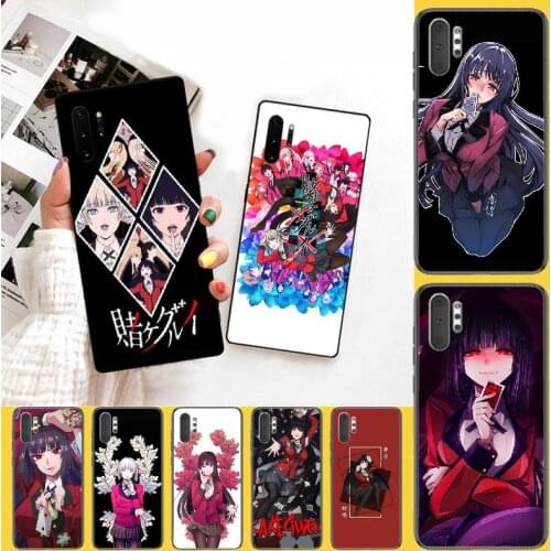 PENGHUWAN Japanese Anime Kakegurui Jabami Yumeko Phone Case for Samsung Note 3 4 5 7 8 9 10 pro M10 20 30