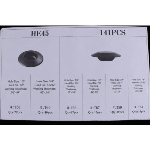 141 PCS Multi-function Grommets Electrical Gasket + Storage Box for Car Flush Sheet Metal Hole Plugs Set