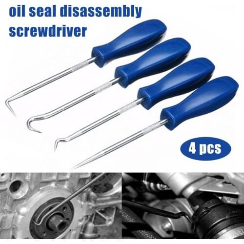 4 Pcs Car Pick Hook Set Of Tools Portable Tool O Ring Oil Seal Gasket Puller Remover Crafts Hand Tools Herramientas