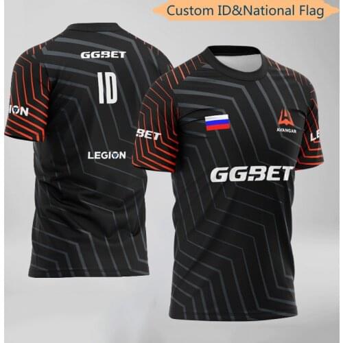 CSGO E-Sports AVANGAR Team Uniform Jerseys Fans Customized ID T Shirt For Men Women Custom Name Tshirts Tee Shirt Clothing