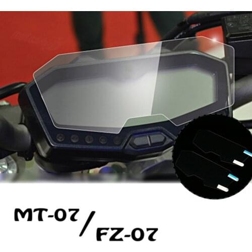 For Yamaha MT-07 FZ-07 2013-2017 Motorcycle Instrument Scratch Protection Film Dash Board Screen Protector