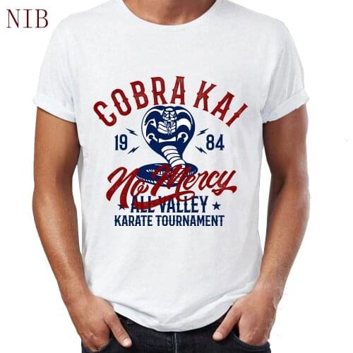 Gothic punk style glasses snake Kay print t shirt Harajuku Mens cobra kai pattern tshirt oversized casual women/mens T-Shirts