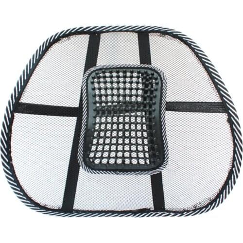 Summer Chair Seat Massage Massager Back Lumbar Support Mesh Ventilate Cushion Pad Car Office Seat Great Relax Massage Support