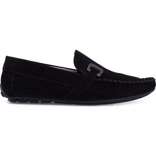 Navigli Genuine Leather Black Men 'S Shoes