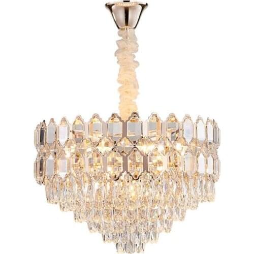 Luxury Crystal Chandelier Lighting For Living Room Bedroom Dining Room Round Crystals Home Decoration Lamp Lamps