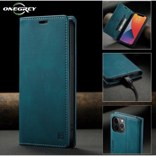 Luxury Flip Wallet Case For iPhone 12 Mini 11 Pro XS Max XR X 8 7 6 6s Plus SE 2020 Magnetic Leather Card Slot Phone Bags Cover