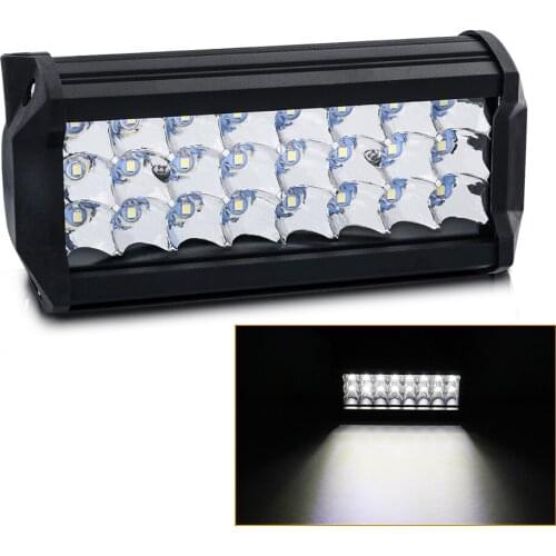 7" 54W 120W 144W Combo LED Fog Lights for Cars 12V 24V LED Work Light Bar for Offroad Tractor Truck 4x4 SUV LED Lightbar White