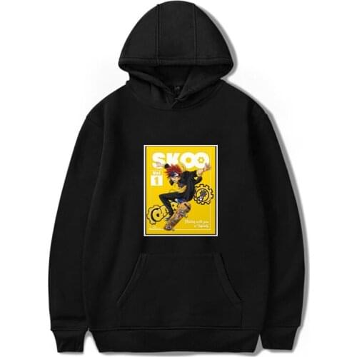 SK8 The Infinity Hoodie Oversized Streetwear Unisex Tops Long Sleeve Printing Sweatshirt Kawaii Skateboard Wram Clothes 300