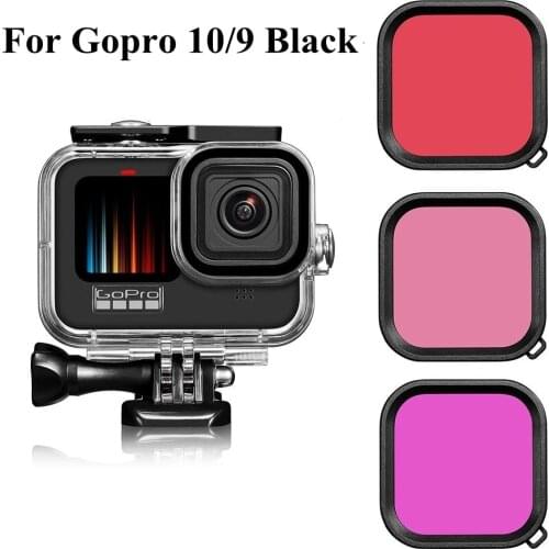 60M Waterproof Housing Case for GoPro Hero 9 Black Diving Protective Underwater Dive Cover for Go Pro 9 Accessories
