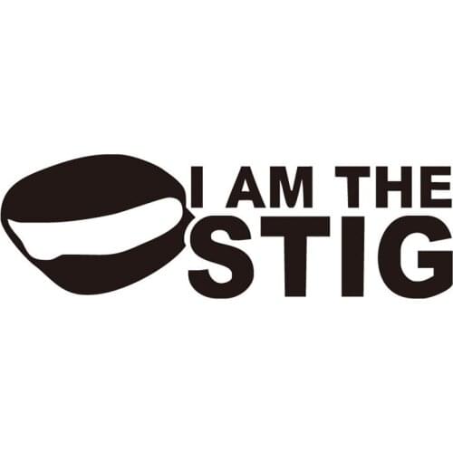 I AM THE STIG Funny Vinyl Decal Car Styling Personalized Decorative Stickers