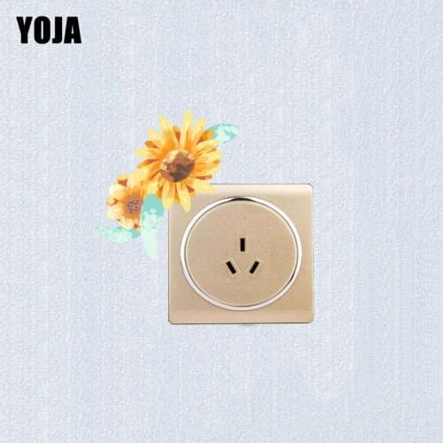 YOJA Cute Lovely Small Sunflower Plant European Classic Style Design Home Decorative Wall Decal PVC 13SS0085